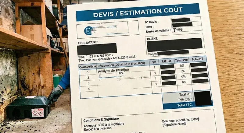 Dératisation en copropriété à Avignon — parties communes